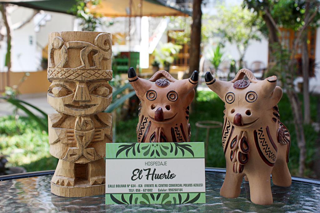 El Huerto Hostel อิกา ภายนอก รูปภาพ